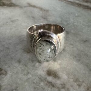 Sundance Rutilated Quartz Silver Ring